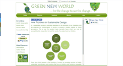 Desktop Screenshot of greennewworld.org